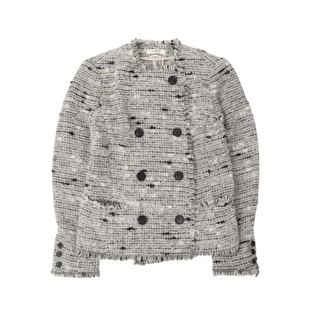 이자벨마랑 jorson 울 아파카 더블 트위드 자켓