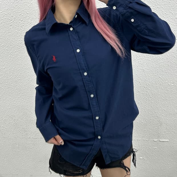 폴로 랄프로렌 레드포니 네이비 셔츠 M