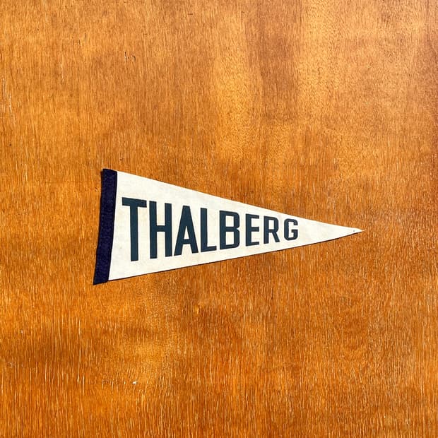 Vintage Original Thalberg Felt Pennant