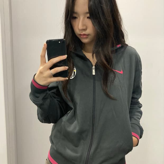 나이키 유벤투스 핑크 져지 트랙 자켓
