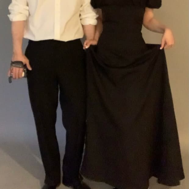 플로뉴 Floneu 블랙 퍼스트 드레스 (웨딩촬영)