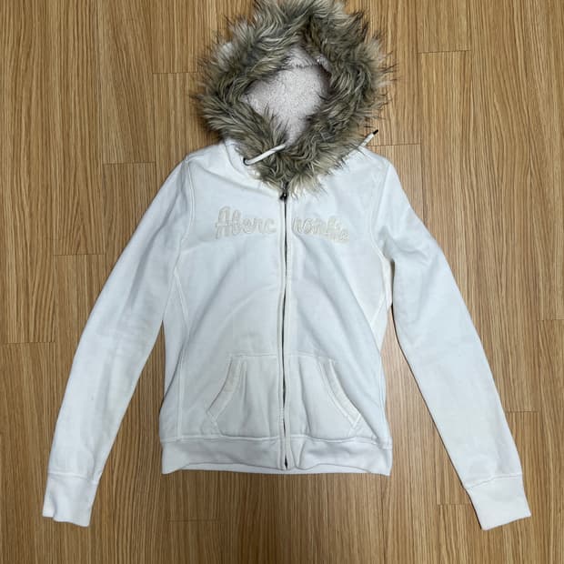 아베크롬비 퍼 후드집업