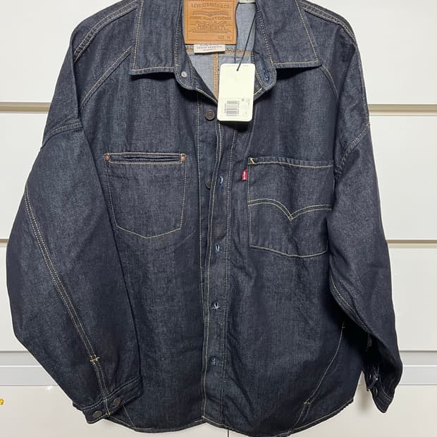 리바이스 데님 트위스트 셔츠 자켓