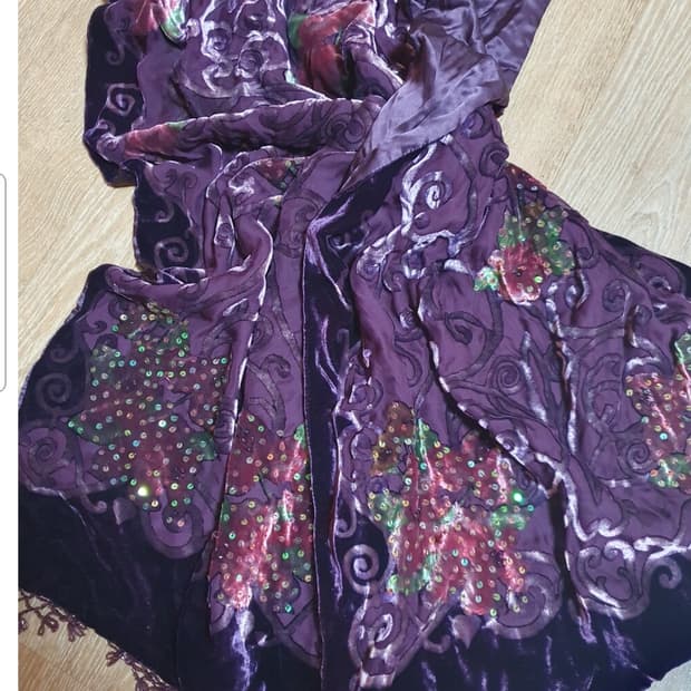 명품 닥스(백화점정품)**럭셔리한 디자인의 한복 코트 비즈장식 숄 머플러