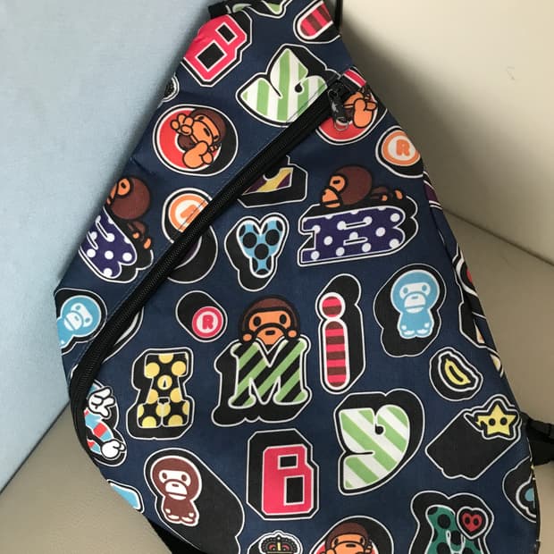 베이프 슬링백 블루