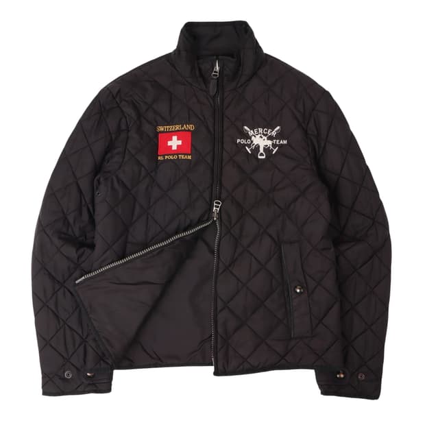 폴로 랄프로렌 리버시블 스위스 폴로팀 퀄팅 자켓
