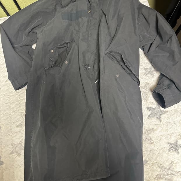 시오타 / M-65 피쉬테일 파카 스톤 워시 블랙 / 6