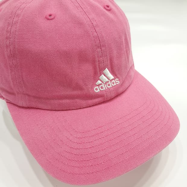 Adidas Pink White Logo Cap P1253