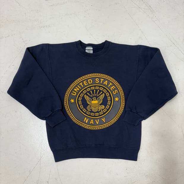 90‘s US Navy Soffee Sweat shirt.