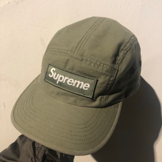 슈프림 밀리터리 캠프캡 올리브 - FW23 슈프림캠프캡 카키