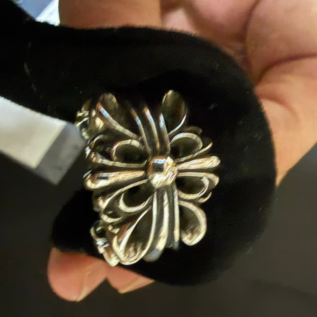 US9 크롬하츠 더블플로랄링 새상품