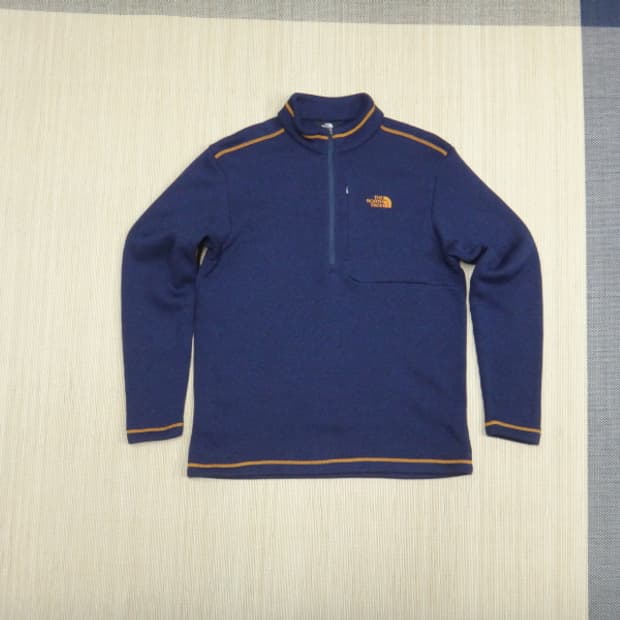 (105) 노스페이스 남성 리엘 롱 슬리브 플리스 짚 티