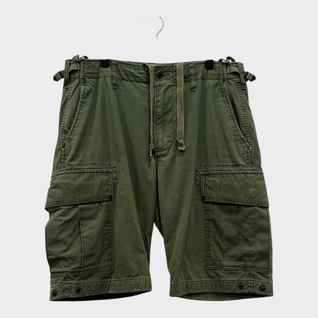 Polo 폴로 진스 카고 하프팬츠 반바지 카키