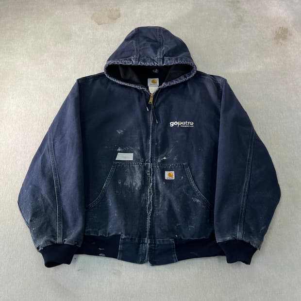 110 칼하트 00s J131 다크네이비 액티브 자켓