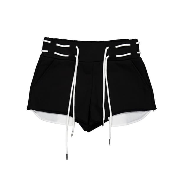 피아체 piarche EYELET STRING SHORTS 