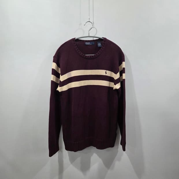 폴로랄프로렌 우먼 코튼 니트 L