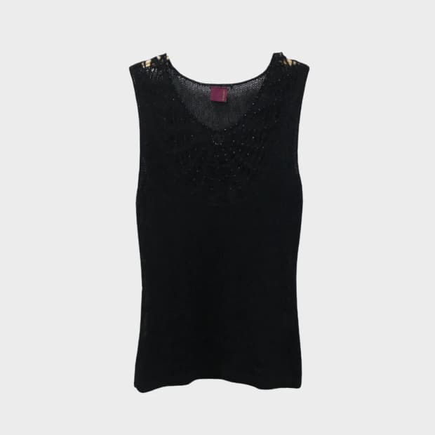 PREVIEW y2k 그물 니트 슬리브리스 63160