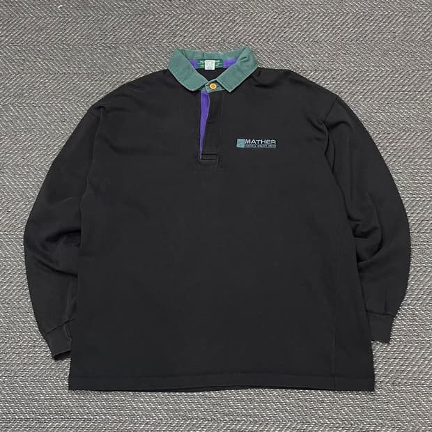 MADE IN USA 자수 럭비티 v0342