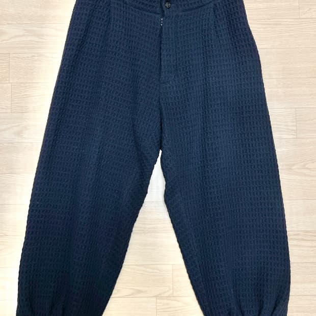 Masion Margiela 네이비 니트 트라우져