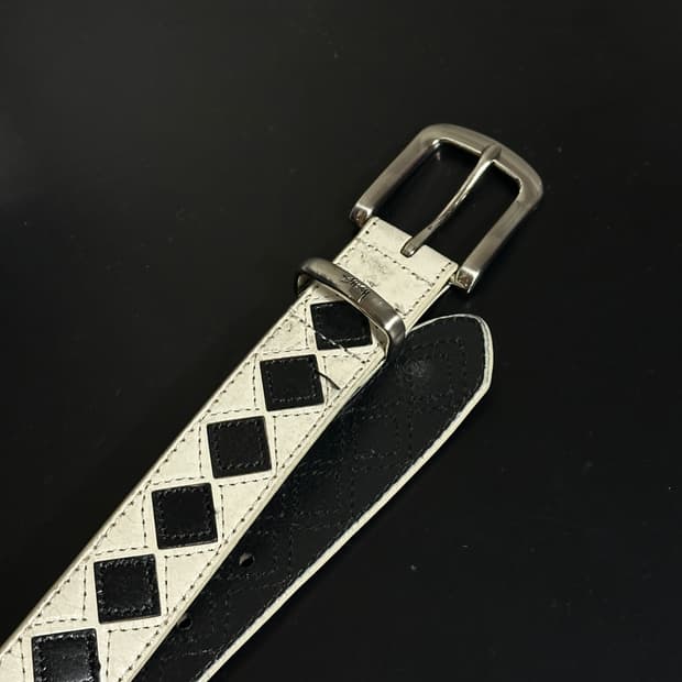 스투시 아가일 벨트 L/XL