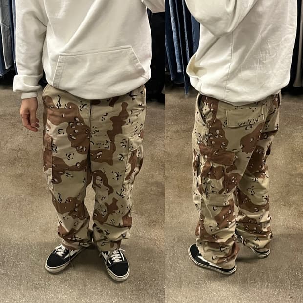데저트 카모 초코칩 BDU 팬츠 (S/XL)