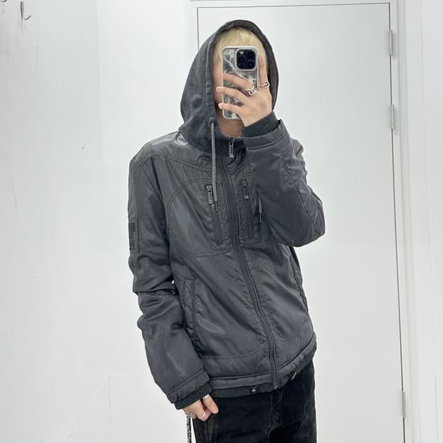 Buckaroo metallic hood jacket