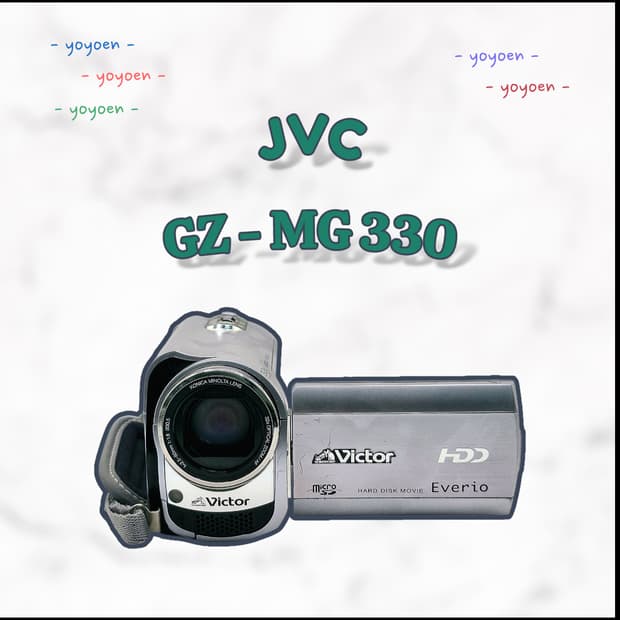 JVC GZ-MG330 빈티지캠코더