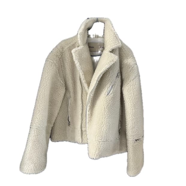 마뗑킴 퍼 무스탕 테디베어하프코트