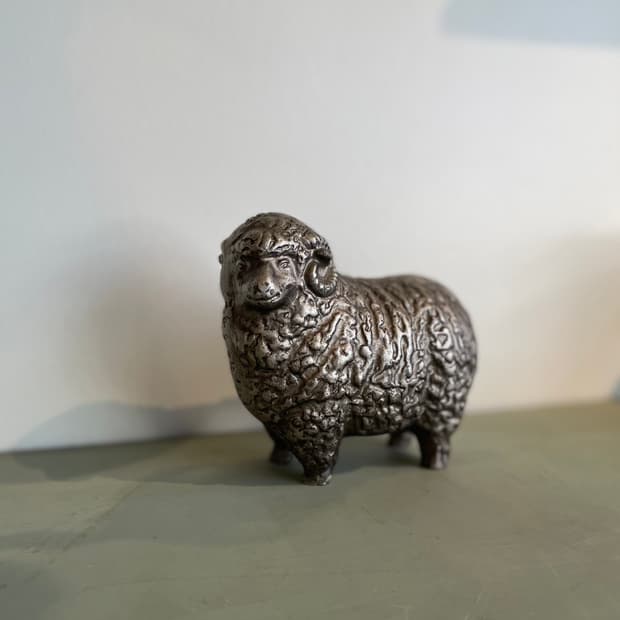 빈티지 무쇠 양 조형물