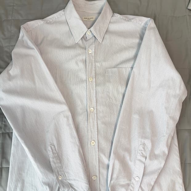 드리스반노튼 스트라이프 셔츠