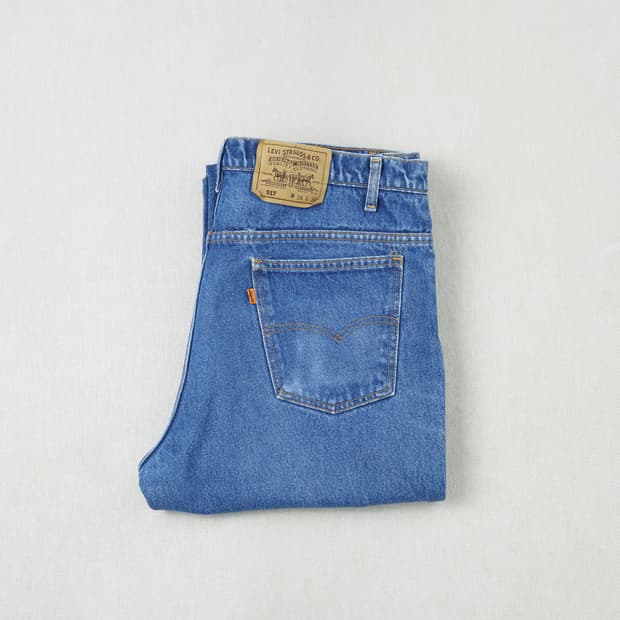 (허리 48) 90s 리바이스 517 부츠컷 데님 팬츠