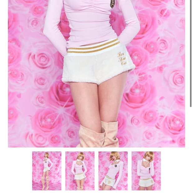 베메클 마시멜로우 퍼 쇼츠 숏츠 반바지 팬츠 베이비메탈클럽