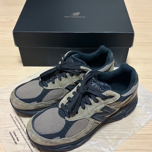 새상품급) 뉴발란스 자운드 990v3 브라운 블랙 270mm