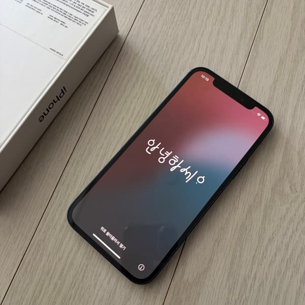 아이폰12 블루 128기가