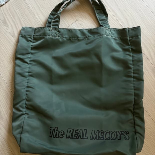 리얼맥코이 토트백 그린 S