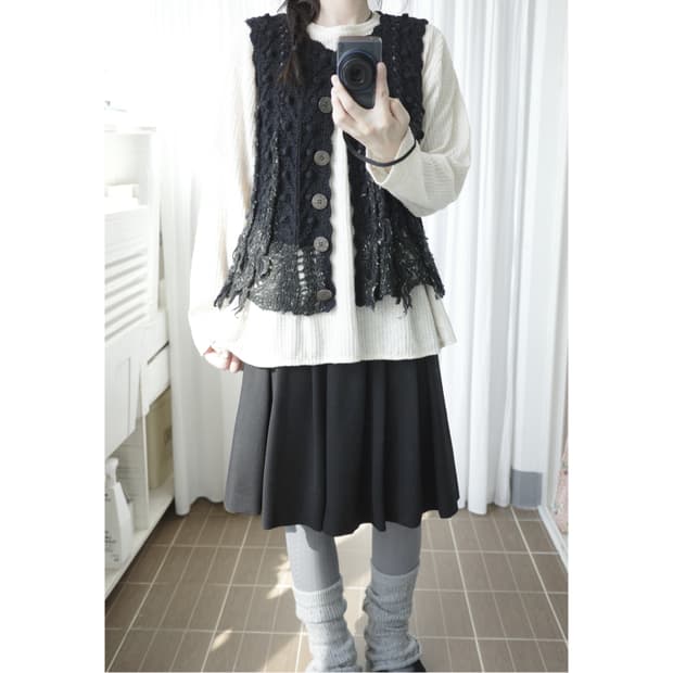 Amu vintage knit vest