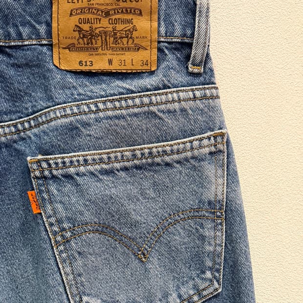 90s Levi's 613 Orange Tab (29)