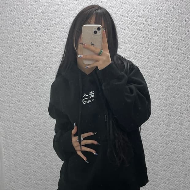 참스 스트릿 훈민정음 기모 후드티 2 C05530