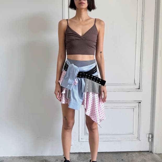 s/e/o 레이어드 스커트