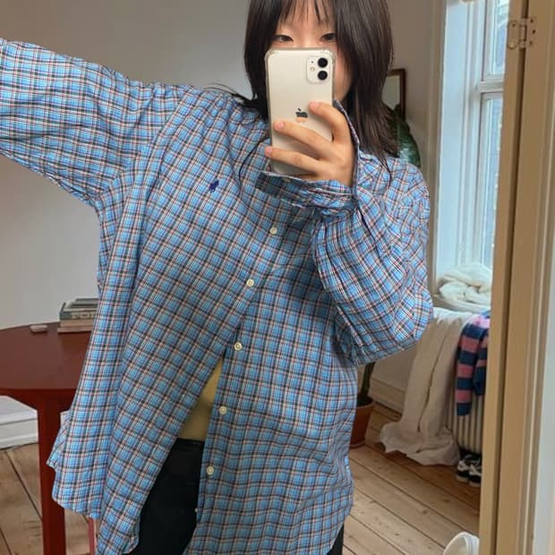 폴로 랄프로렌 체크 셔츠 (Man XL) AB0735