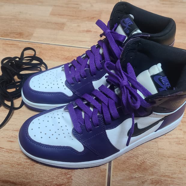 조던1 하이 코트퍼플 265