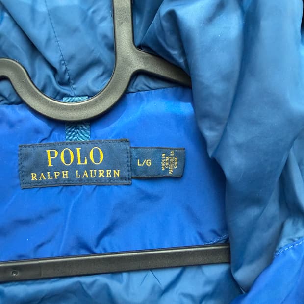 폴로랄프로렌 바람막이 블루 L