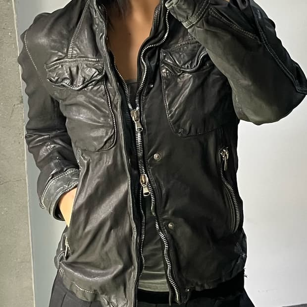 Lat 40.8 램 레더 자켓