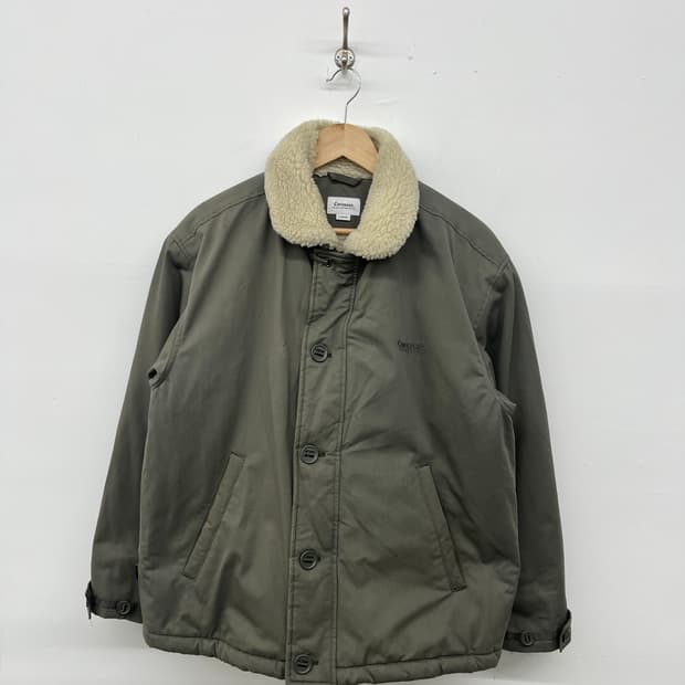 커버낫 쉐르파 카라 숏 패딩 L