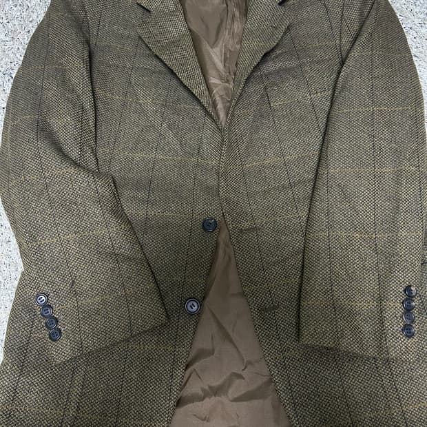 ROOTS 캐시미어함유 하운드투스 블레이저 105