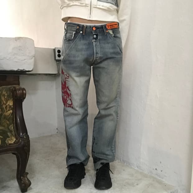 리바이스 x 헤론 프레스톤 콜라보레이션 데님