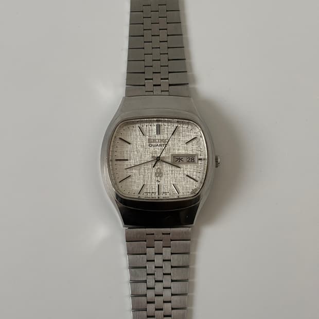 1970s Bokashi Dial Silver Quartz 