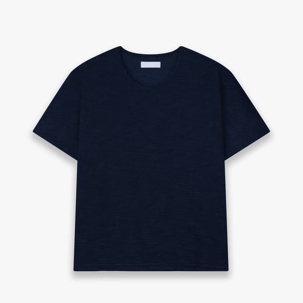[LES] Fin t-shirt(navy)