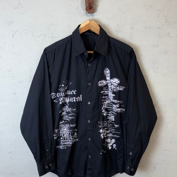 BATSU STUDIO JPN 빈티지 크로스헤드 셔츠