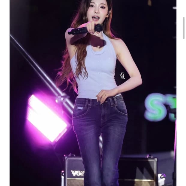 (새상품/바배) 닝닝 부츠컷 M